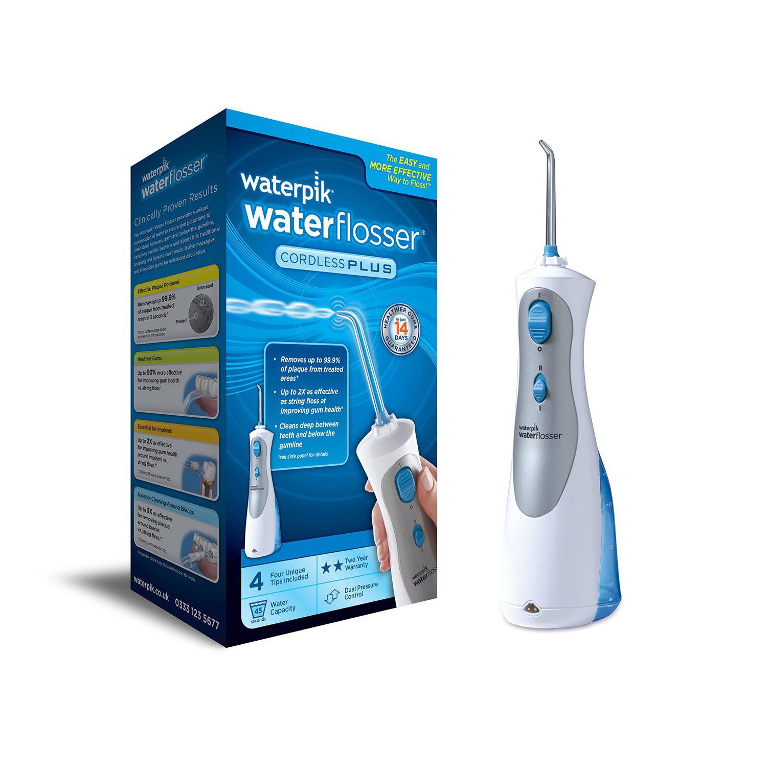 Uitleg lever ruimte Buy Waterpik WP-450 Cordless Plus Water Flosser Dental Online | Offer