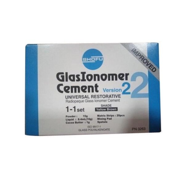 Shofu Glasionomer Cement Version 2 Improved Set