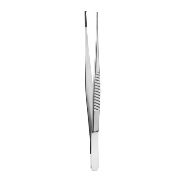 GDC Tissue Forceps Semken - Straight - 1x2 (12.5cm) (Tp33)